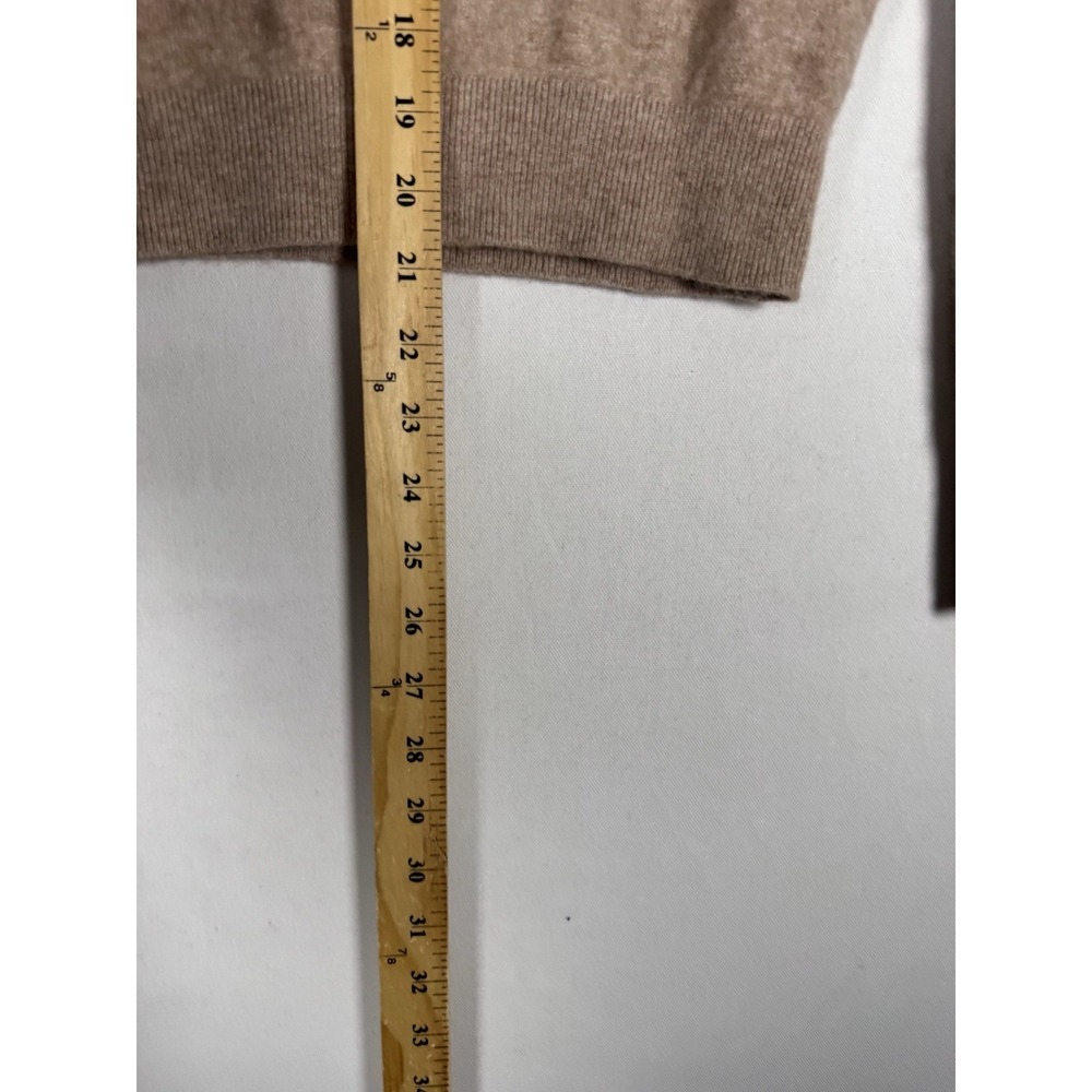 Quince Mongolian Cashmere Crewneck Sweater Women's Medium Pinkish Beige - Picture 6 of 7